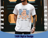 Personalized Best Dad Ever Svg Customized Fist Bump Dad Kid Png