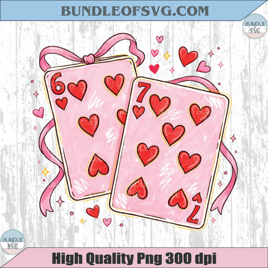 Playing Cards Valentine 6 7 Png Cards 67 Valentines Day Png