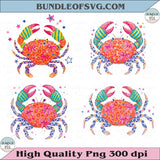 Preppy Summer Crab PNG Leopard Crab Png Everyday Summer Crab