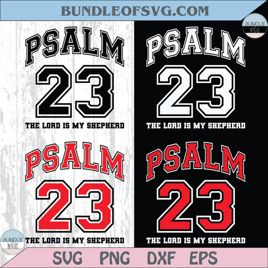 Psalm 23 The Lord Is My Shepherd Svg Jersey Christian Svg Png