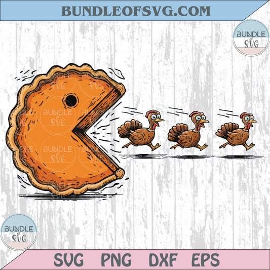 Pumpkin Pie Chasing Turkey Png Funny Thanksgiving Turkey Png
