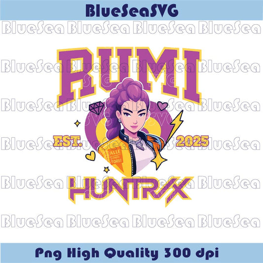 RUMI Huntrix Kpop PNG Huntrix Rumi Sport Jersey Logo Idol Girl Png
