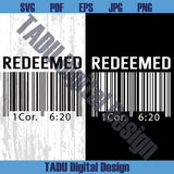 Redeemed SVG Jesus Christ PNG Christianity Svg Biblical Png