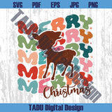 Reindeer Merry Christmas Svg Rudolph Toddler Christmas Png