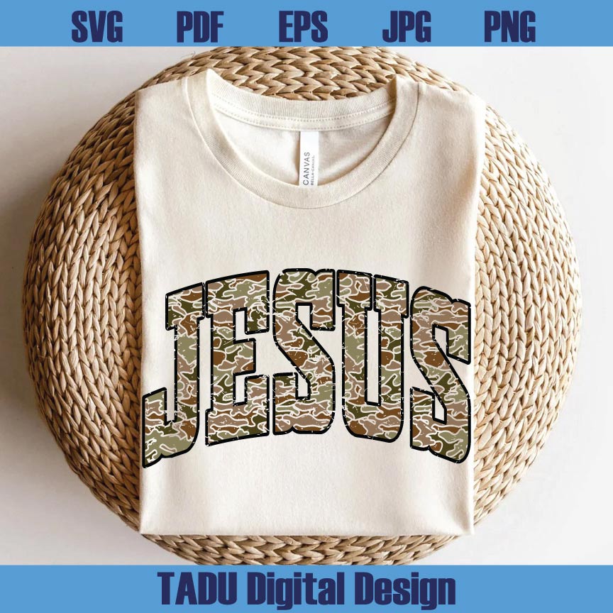 Retro Camo Jesus Png Jesus Camouflage Png Mens Christian Png