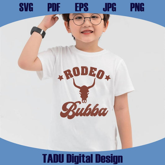 Rodeo Bubba Svg Western Brother Png Baby Boy Png Country Son Svg Western Cowboy Png Funny Brotherhood Svg New Baby PNG Sublimation Designs 300 Dpi Dtf