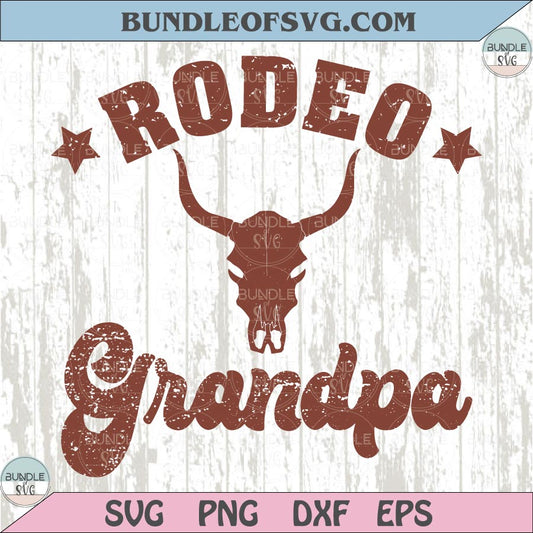 Rodeo Grandpa Png Western Grandfather Svg Country Family Svg