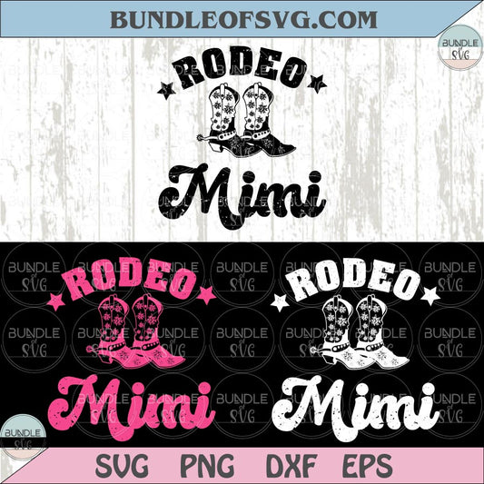 Rodeo Mimi Png Western Grandma Svg Country Family Svg Cowgirl