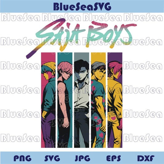 Saja Boys Svg Kpop Demon Hunters Png Fan Art Saja Boys Png