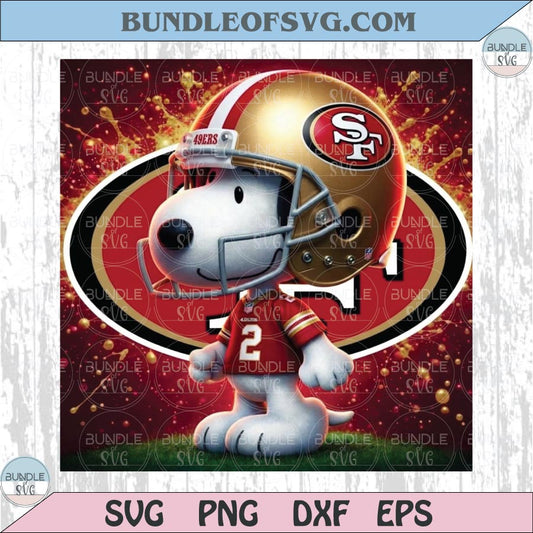 San Francisco 49ers Snoopy Png The Peanuts Football 49ers Png