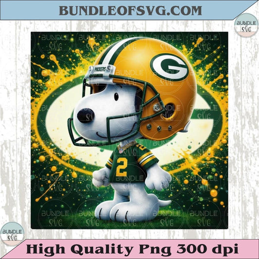 Snoopy Green Bay Packers Png The Peanuts Football  Packers Png