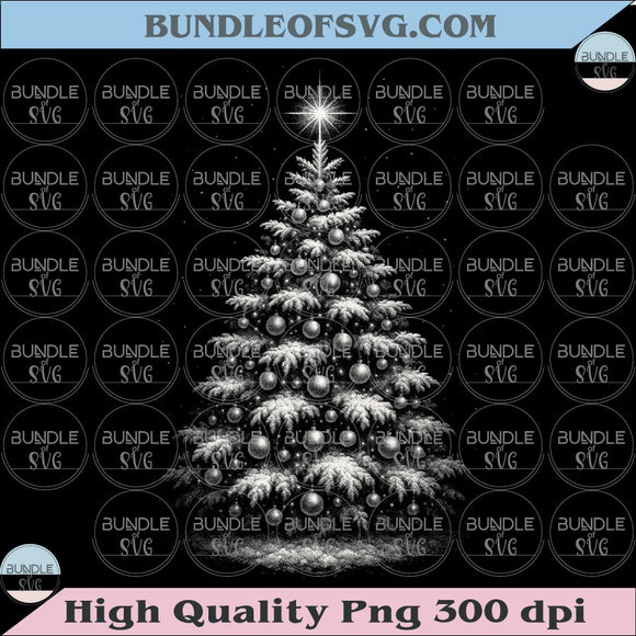 Snowy Christmas Tree Png Festive Elegant Christmas Tree Snow Png