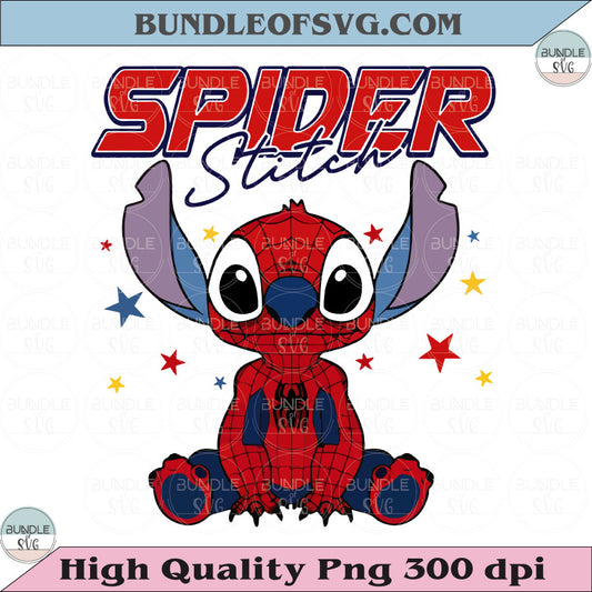 Spider-Man Stitch PNG Marvel Comics Cover MCU Fan Png Stitch
