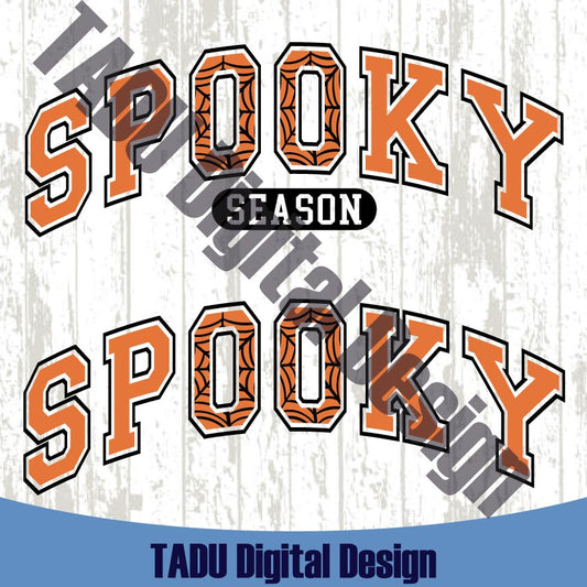Spooky Season Png Trendy Halloween Svg Varsity Spooky Season Png