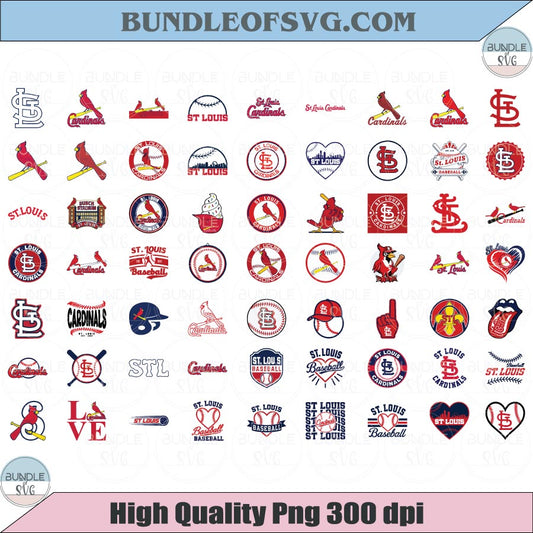 St. Louis Cardinals SVG Bundle Baseball St Louis Cardinals Logo Svg
