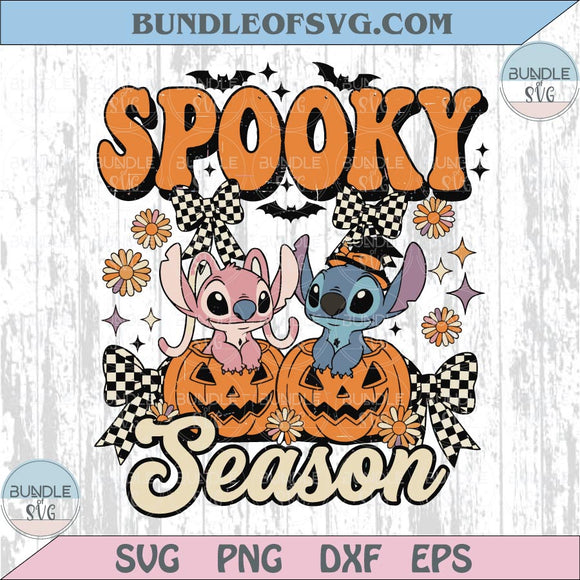 Stitch Halloween Png Spooky Season Stitch Png Coquette Preppy Dtf