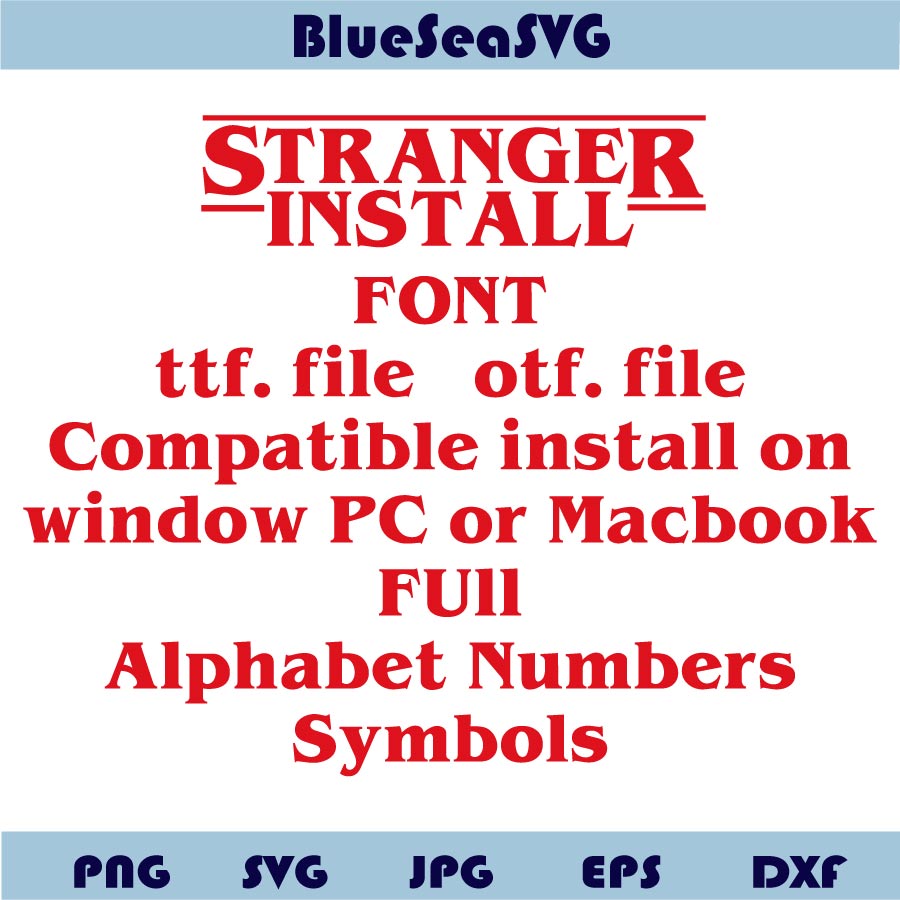 Stranger Thing Font Alphabet Svg Stranger Thing Letters Svg Numbers