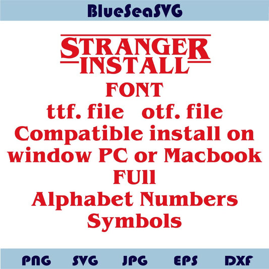 Stranger Thing Font Alphabet Svg Stranger Thing Letters Svg Numbers