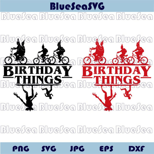 Stranger Things Birthday Svg Demogorgon Kids Birthday Things Svg