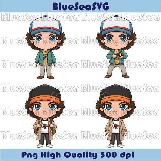 Stranger Things Dustin Png Chibi Dustin Stranger Things Png Clipart
