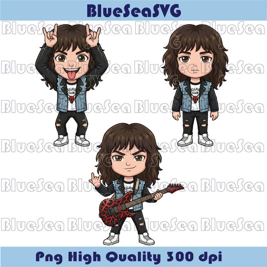 Stranger Things Eddie Png Chibi Eddie Stranger Things Png Clipart