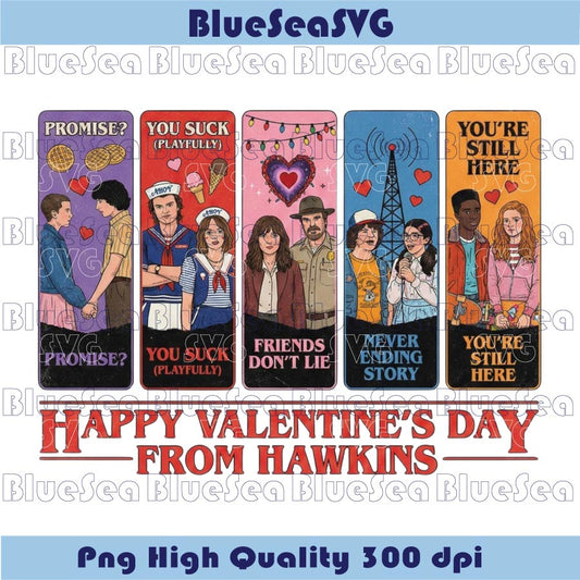 Stranger Things Happy Valentines Day From Hawkins Png Retro 80s