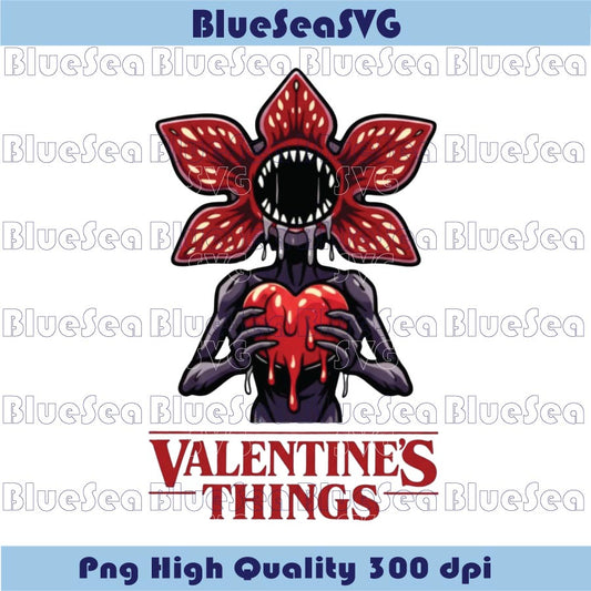 Stranger Things Png Valentine's Things Png Demogorgon Valentines