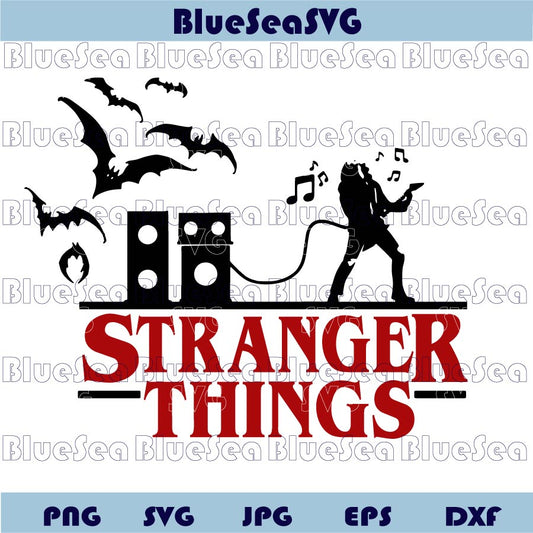 Stranger things Eddie Munson guitar Svg Stranger Things Svg Png