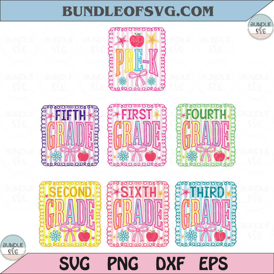 Striped Back to School Png Striped Teacher Svg Preppy Back to School