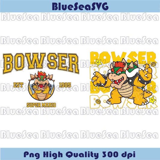 Super Mario Bowser Svg Est 1985 Super Mario Svg Super Mario Png