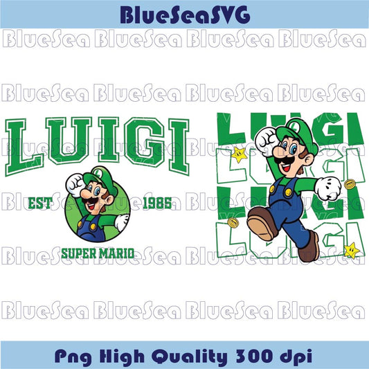 Super Mario Luigi Svg Est 1985 Super Mario Svg Super Mario Birthday
