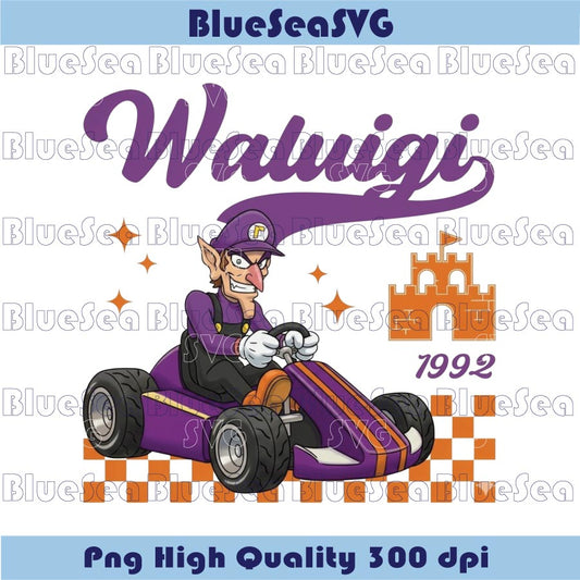 Super Mario Svg 1992 Level Complete Super Mario Waluigi Racing Kart