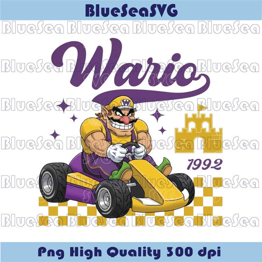 Super Mario Svg 1992 Level Complete Super Mario Wario Racing Kart