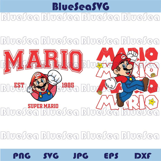 Super Mario Svg Est 1985 Super Mario Png Super Mario Birthday