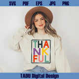 Thankful Svg Vintage Thanksgiving Png Retro Thankful Png Cricut