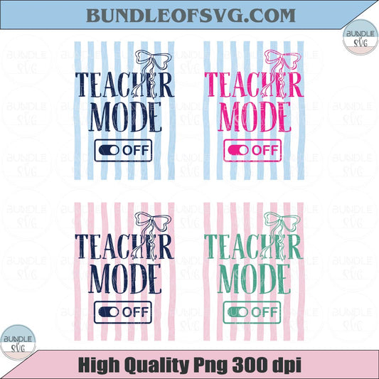 Teacher Mode Off Png Stripes Last Day Of School Png Striped