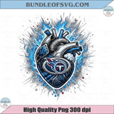 Tennessee Titans Heart PNG Football Titans Anatomical Heart Png