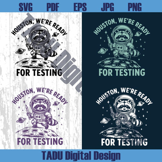 Testing Day Racoon Teacher Png Test Week Svg Teacher Life Png