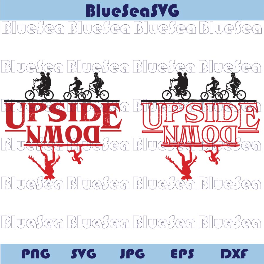 The Upside Down Stranger Things Kids Svg The Upside Down Png