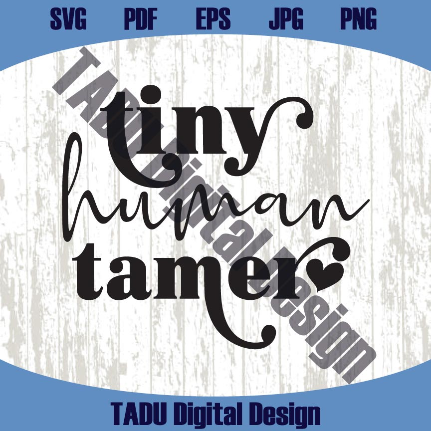 Tiny Human Tamer Svg Retro Teacher Sayings Png Kindergarten Svg