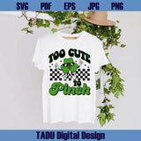 Too Cute To Pinch Svg St Patricks Day Boy Svg St Patrick Kids Png