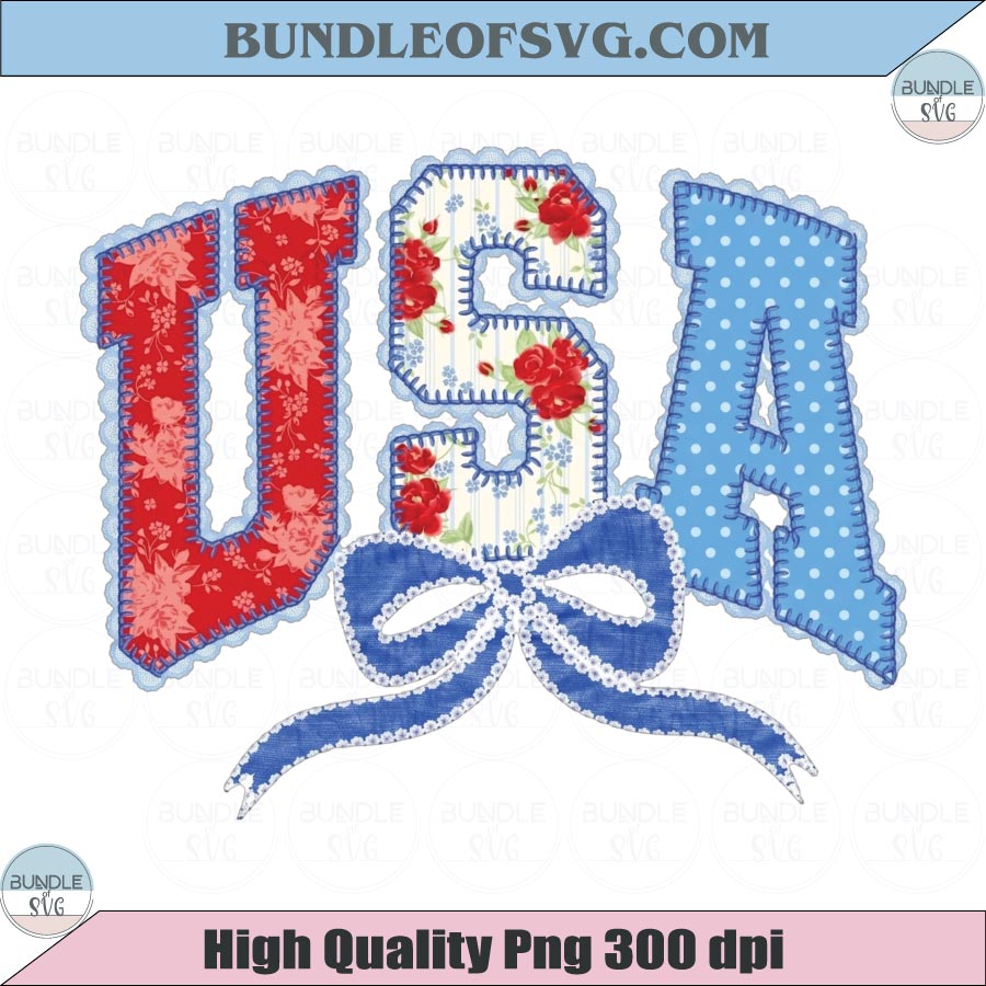 USA Lace Coquette PNG Patriotic Coquette American Png USA Png