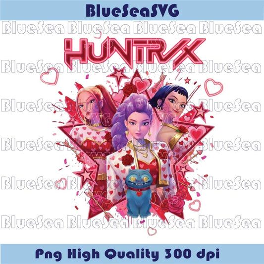 Valentine Huntrix Kpop Png Saja Girls Valentine Demon Hunters Png