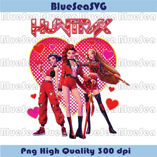 Valentine Huntrix Png Saja Girls Valentine Png Kpop Demon Hunters 