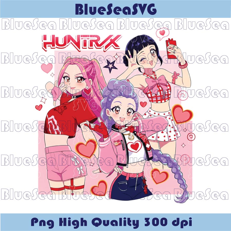 Valentine Saja Girls Png Kpop Demon Hunters Huntrix Valentine Png