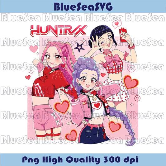 Valentine Saja Girls Png Kpop Demon Hunters Huntrix Valentine Png