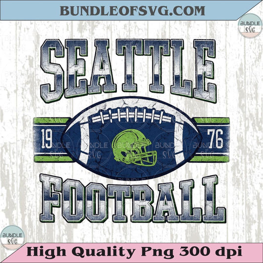 Vintage Distressed Seattle Football Champion Seattle Seahawks Png