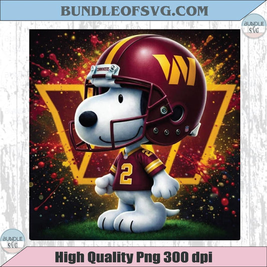 Washington Commanders Snoopy Png Peanuts Football Washington