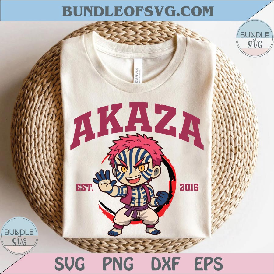 Demon Slayer Svg Akaza Png Infinity Castle Svg Anime Lover Png