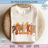 Pumpkin Season Png Halloween Png Trendy Preppy Pumpkin Bow Png